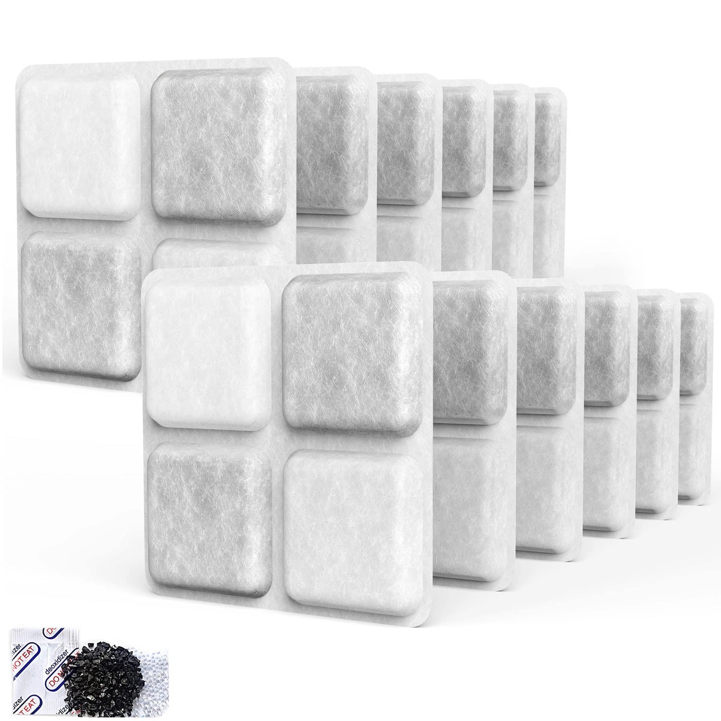 SAMANIJA 12-Pack Pet Food Desiccant Bag, Compatible with Petlibro Automatic Cat dog Feeders, Keep Pet Food Dry and Fresh