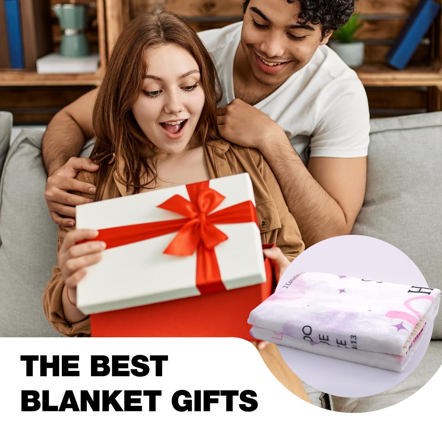 VISSTREE Spanish Christian Gifts for Women, Christian Throw Blanket with Flowers, Religious Flannel Blanket, Inspirational Faith Prayer Gift for Sister, Daughter, Mom, Soft Throw Blankets 50'' x 60''