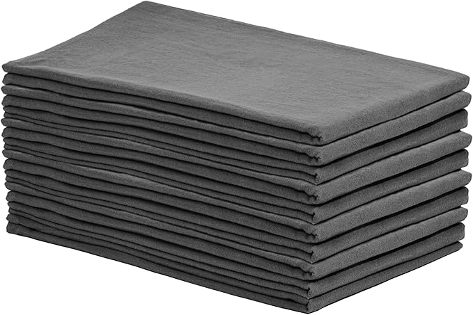 Organic Cotton Gray Tea Towels