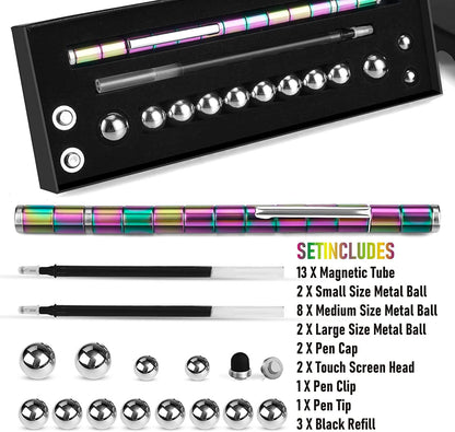 boncty Fidget Pen, Decompression Magnetic Toy Pen, Gift for Teenage Boys, Best Gift for 8-12 Years Old, Novelty Toy for Kids or Friends