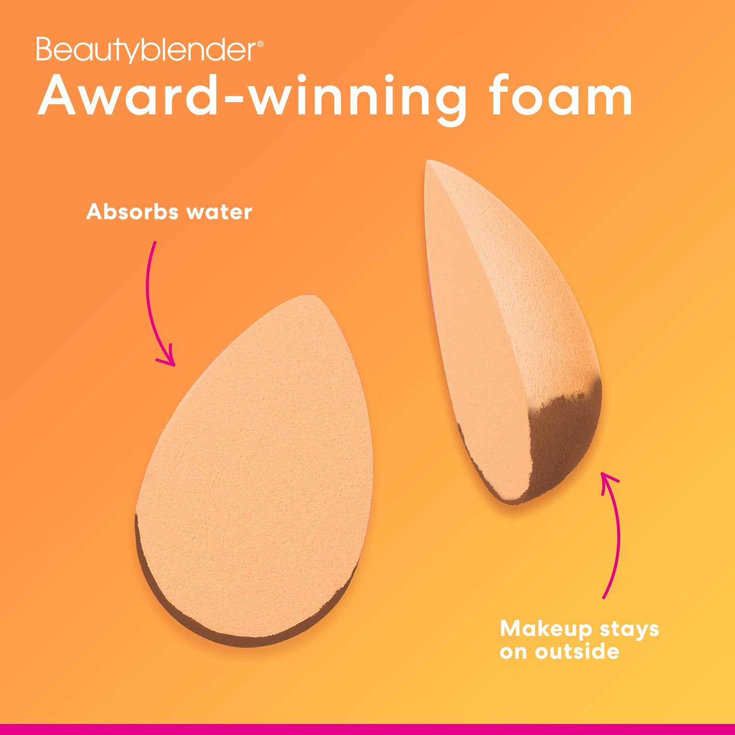 Beautyblender® | Bubble Blender Makeup Sponge | Blend Liquid Foundations, Powders and Creams | Streak Free Application | Vegan, Cruelty Free | Made in USA