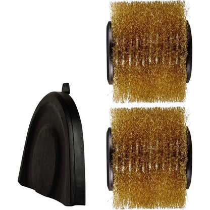 Einhell ULTRA Brush (195mm Wide, Steel Surface Brush Accessory, Suitable For Stone & Concrete) - Compatible With Einhell PICOBELLA 18/215 Cordless Surface Brush