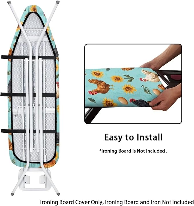 Table Top Ironing Board Cover, Non-Slip Ironing Board Protective Sleeve