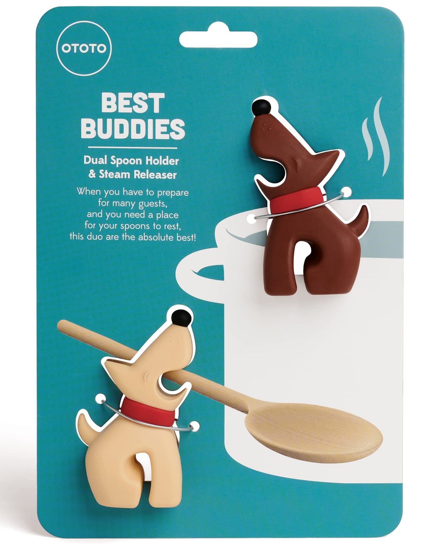 Funny Spoon Holder by OTOTO - Spoon Rest for Stove Top - Cooking Gadgets, Cooking Gifts, Cool Kitchen Gadgets, Cool Gifts, Cute Kitchen Accessories