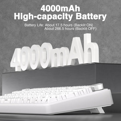 AULA F75 Pro Wireless Mechanical Keyboard,75% Hot Swappable Custom Keyboard with Knob,RGB Backlit,Pre-lubed Reaper Switches,Side Printed PBT Keycaps,2.4GHz/USB-C/BT5.0 Mechanical Gaming Keyboards