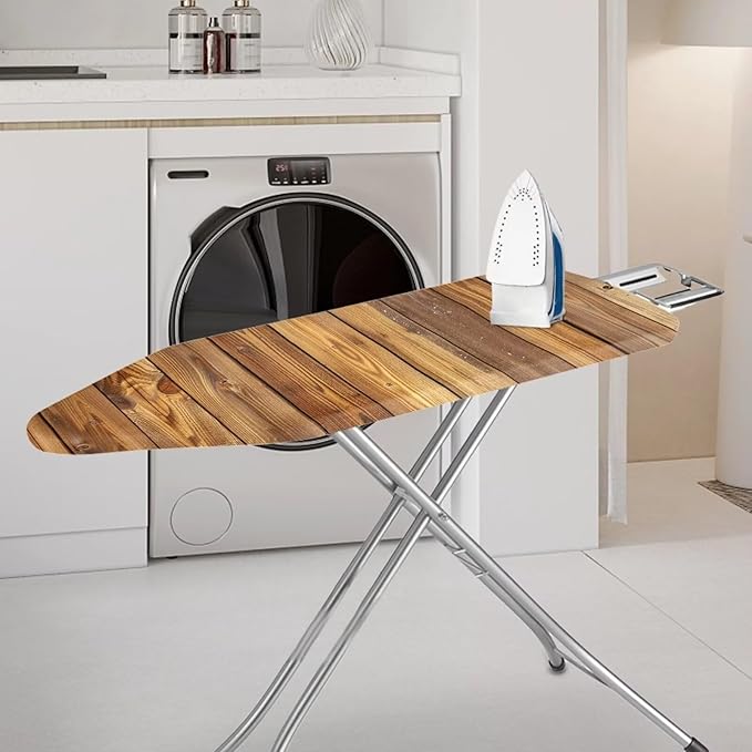 Ironing Board Cover, 3D Wood Print Ironing Board Pad Cover Protector Resists