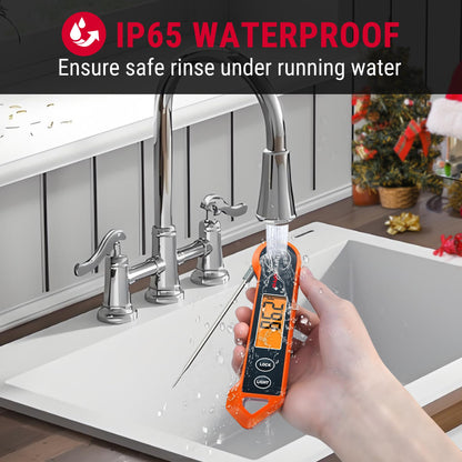 ThermoPro TP19H Digital Meat Thermometer for Cooking with Ambidextrous Backlit and Motion Sensing Kitchen Cooking Food Thermometer for BBQ Grill Smoker Oil Fry Candy Instant Read Thermometer