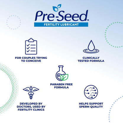 Pre-Seed Fertility-Friendly Vaginal Lubricant Multi-Use Tube with 9 Applicators 40g