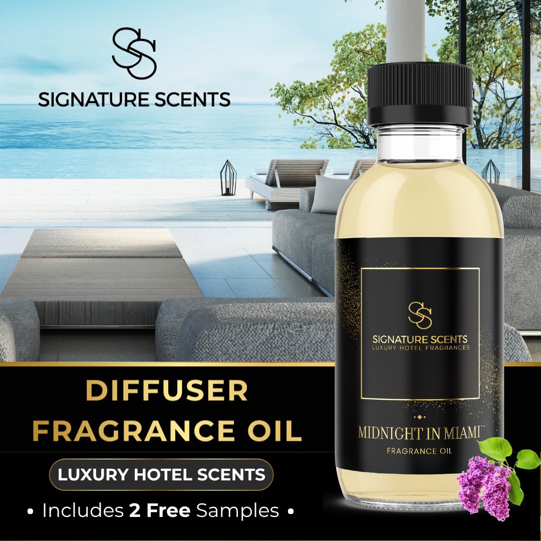 Luxury Hotel Diffuser Oil for Hotels and Homes - Aromatherapy Oils for use with an Essential Oil Diffuser at Home - Fragrance-Scent Diffuser Oil Blend (Winter Spruce) 4.05fl oz (120ml)