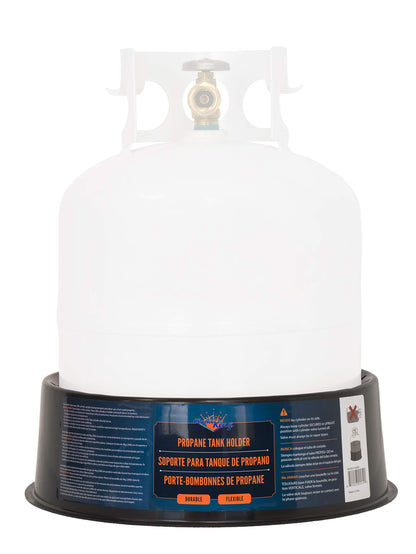 Flame King 40lb Propane Tank Cylinder with Base Stabilizer