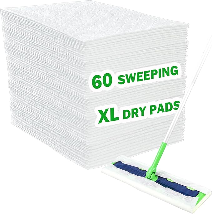 XL Dry Sweeping Cloth Refills for Swiffer Sweeper X-Large Mop, XL Disposable