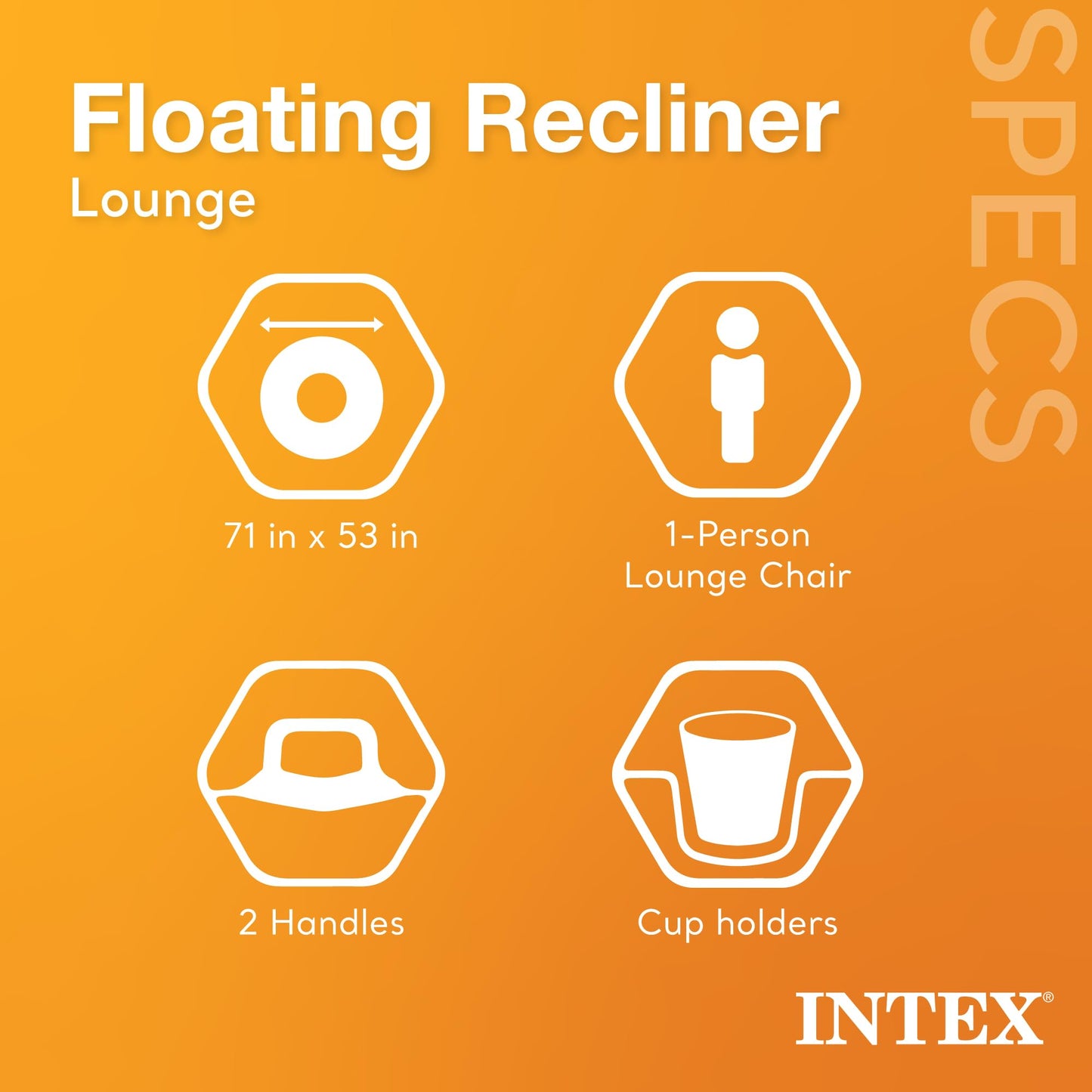 Intex Floating Recliner Lounge