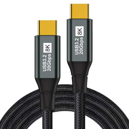 USB C Monitor Cable 10FT-8K@60Hz USB-C Video Cable-100W PD Fast Charging-USB 3.2 Gen 2 20Gbps Type-C Data Transfer, USBC to USBC Video Cable for iPhone 15/16 Plus Pro Max, MacBooks, iPad