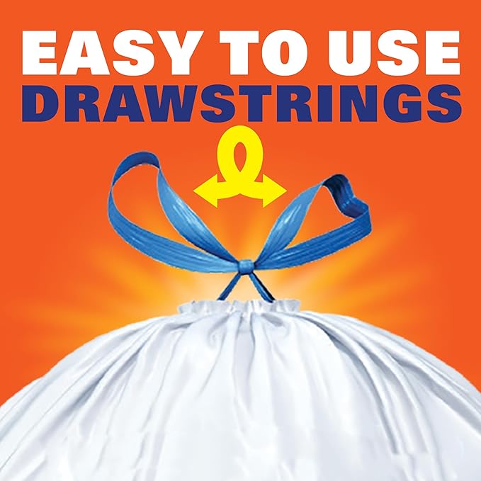 Hefty Strong Tall Kitchen Trash Bags, 13 Gallon