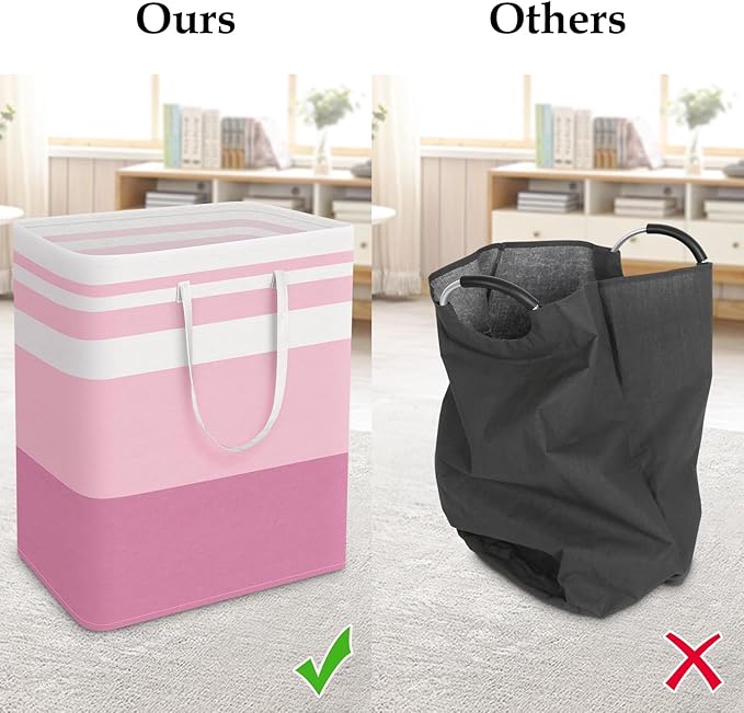 StorageRight Large Collapsible Laundry Basket Hamper