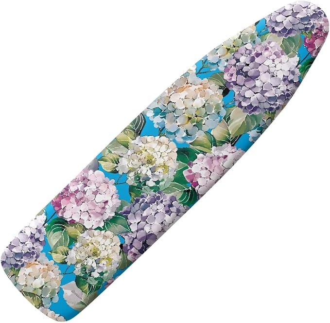 Hydrangea Ironing Board Cover Non Stick Scorch Ironing Board Cover and Pad