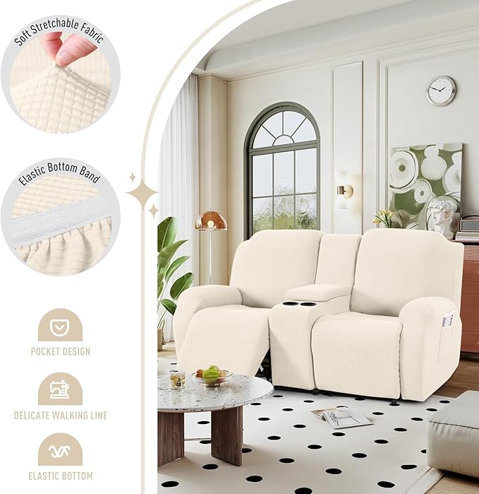 TAOCOCO Loveseat Recliner Cover