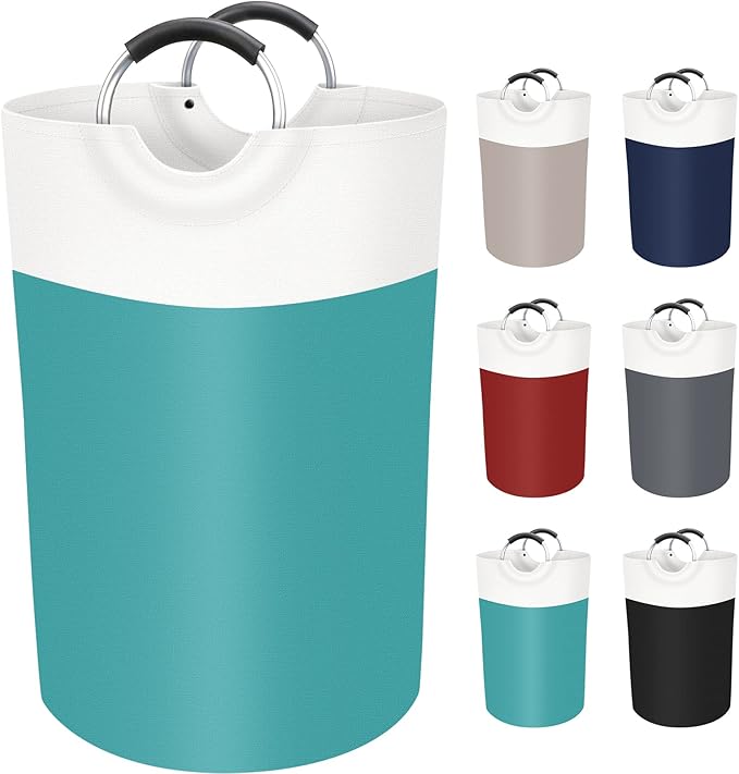 BlissTotes 75L Laundry Basket, Freestanding Laundry Hamper, Collapsible Dirty