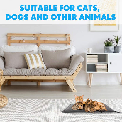 PETNF Outdoor Pet Heating Pads for Dog,Soft Electric Blanket Auto Temperature Control,Heated Mat for Dog House,Whelping Supply for Pregnant New Born Stray Feral Cat Puppy,Safe