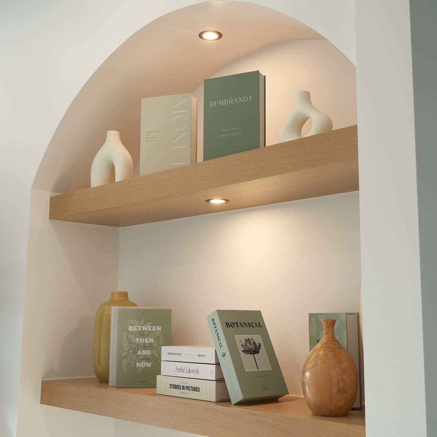 Beautiful Decorative Books - Set of 9 Boxes Enhance Your Coffee Table, Bookshelf or Mantel Shelf Decor - Aesthetic Fake/Faux Books for Modern Home Decoration, Photo Storage and as a Keepsake Box