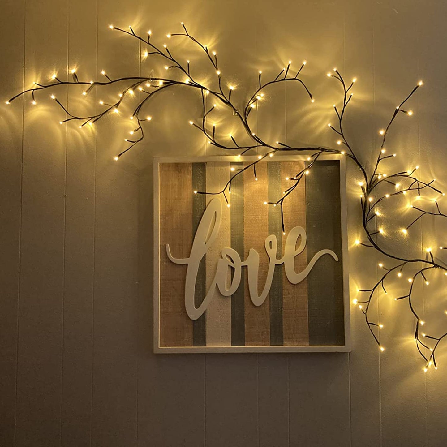 The Light Garden Lighted Willow Vine (Vine+Plug)