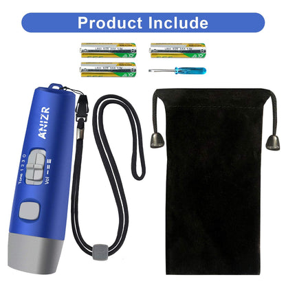 ANIZR Electronic Whistles with Lanyard,Adjustable 3 Tone & 3 High Volume Hand Emergency Whistle Basketball Referee Whistle for Coach,Teacher,Police,Outdoor Camping Boating Hiking(with Battery)