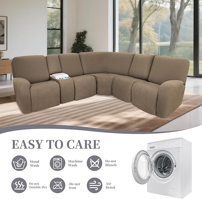 100% Waterproof Sectional Recliner Couch Covers