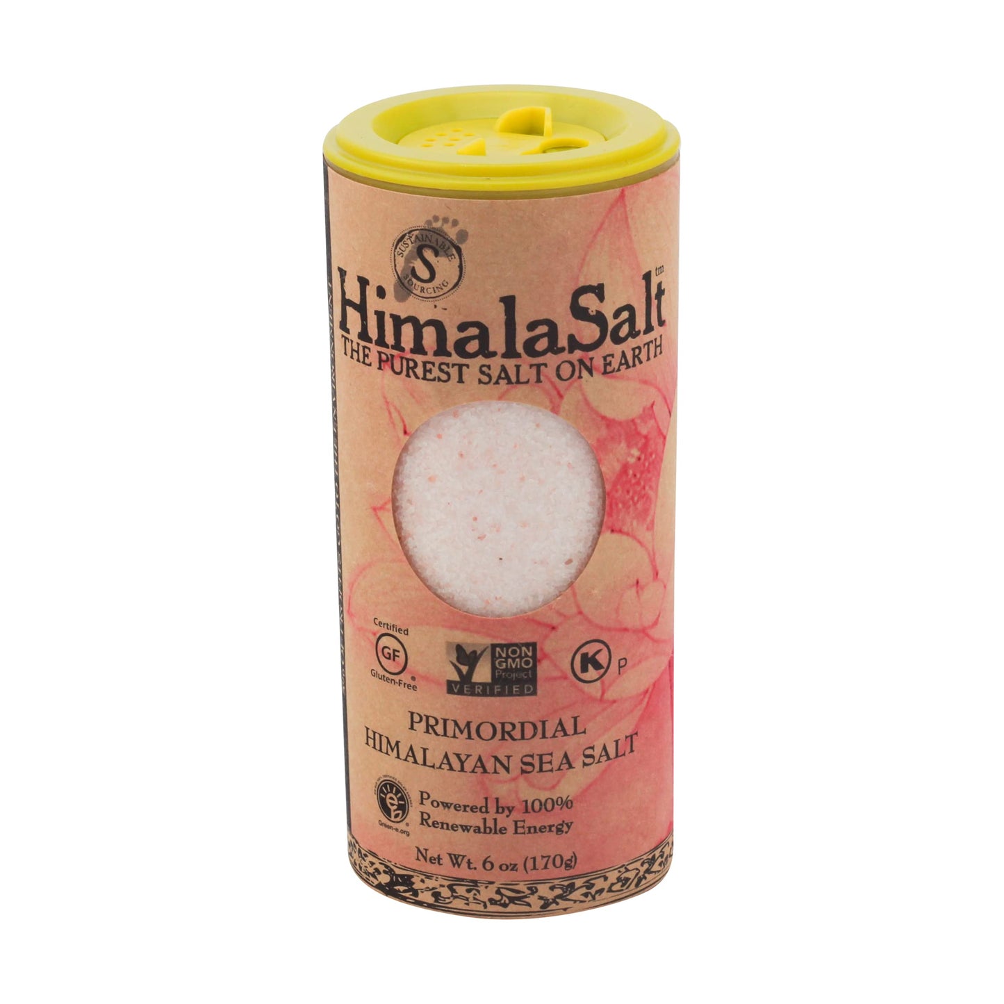 HimalaSalt Primordial Himalayan Sea Salt, Fine Grain Shaker, 6 Ounce