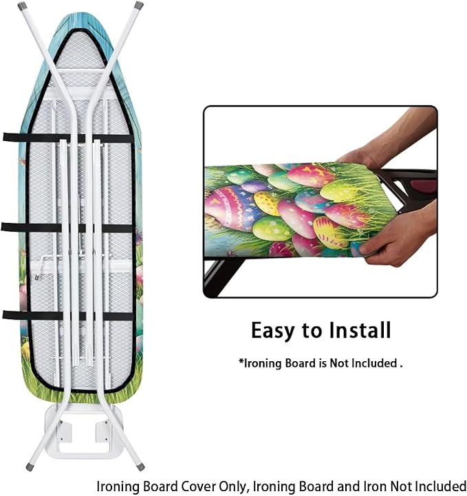 Butterfly and Easter Eggs Rabbit Iron Board Cover