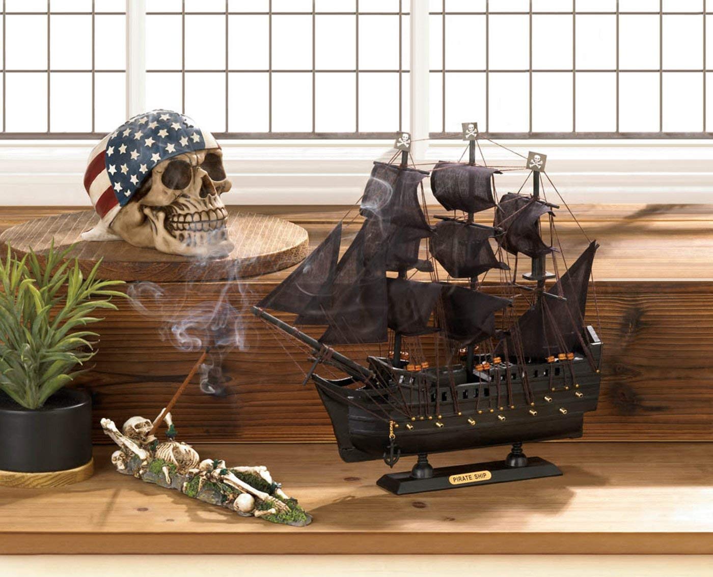Gifts & Decor Skeleton Incense Burner Holder Collector