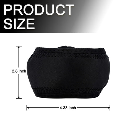 Durable Neoprene Dumbbell Head Covers 4 Pack Protect Your Floors and Weights Compatible with 3.93 Inch Coated Dumbbells 7 10 15 20 lbs