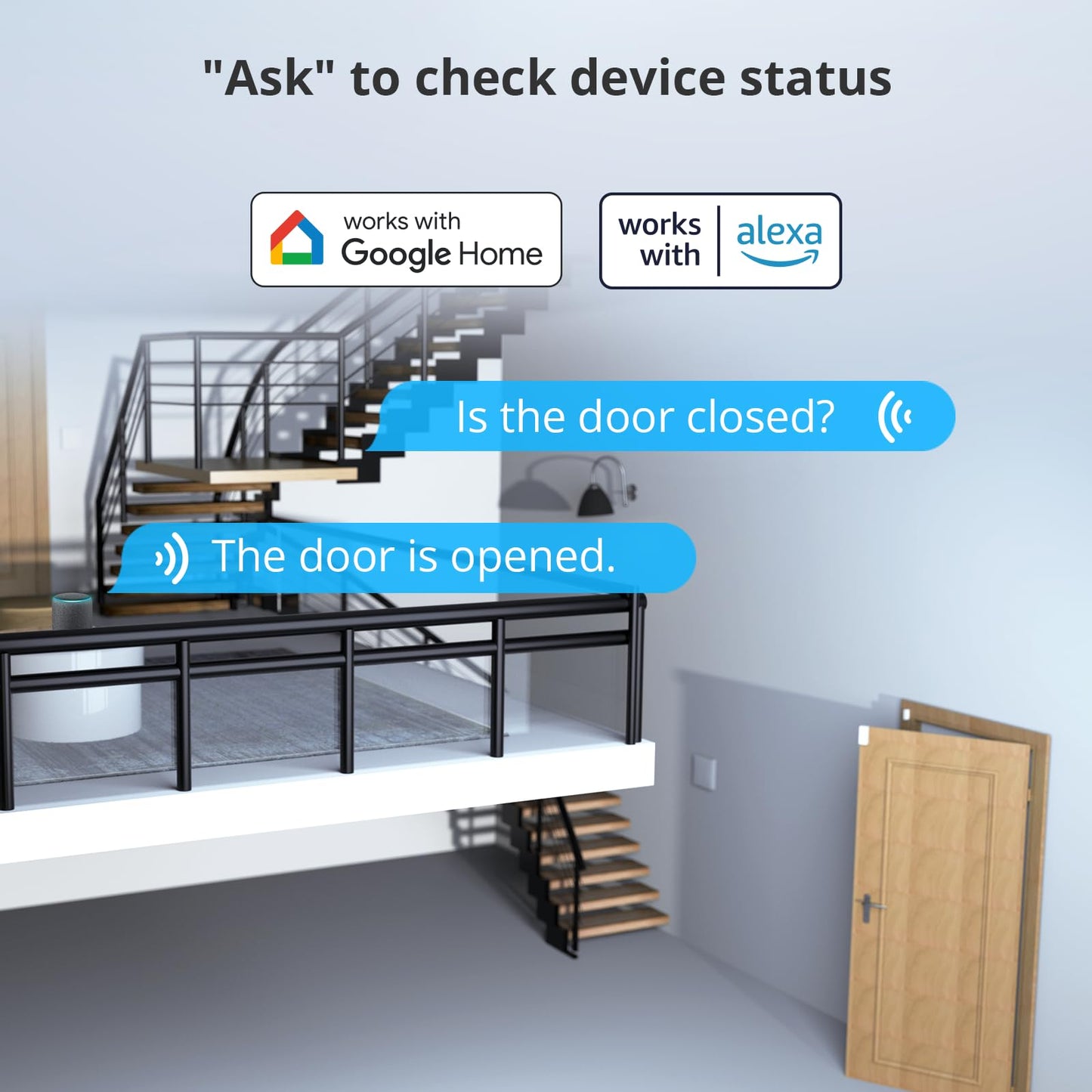 SONOFF DW2 Wi-Fi Wireless Door Window Sensor,APP Alert for Home Automation Wireless Alarm Security System, Compatible with IFTTT, No Gateway Required.