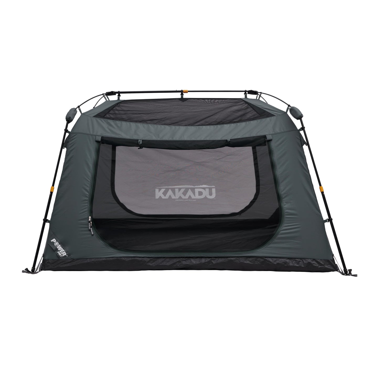 Kakadu Fast Frame Tent 3P, 3 Person Camping Tent, 1-Minute Setup, Fast Frame Twin Hub Design w/Pre-Attached Poles, Stargazing-Ready, Weatherproof, w/Awning Poles, and Carry Bag