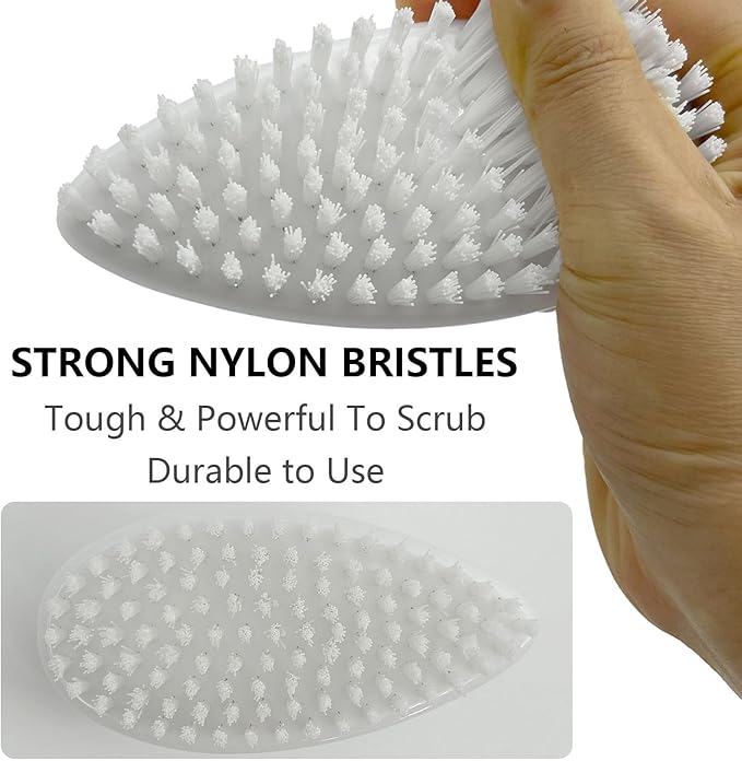 Scrub Brush for Cleaning Scrubbing Heavy Duty Stiff Nylon Bristles Cleaning