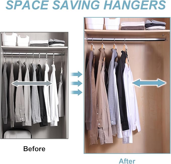 100 PCS Space Saving Hanger
