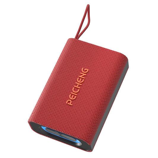 PEICHENG Speaker, Portable Wireless Bluetooth Speakers, Waterproof Loud Stereo Sound with RGB Lights TWS Long Playtime for Home/Party/Outdoor, Electronic Gadgets(1PCS, Red)