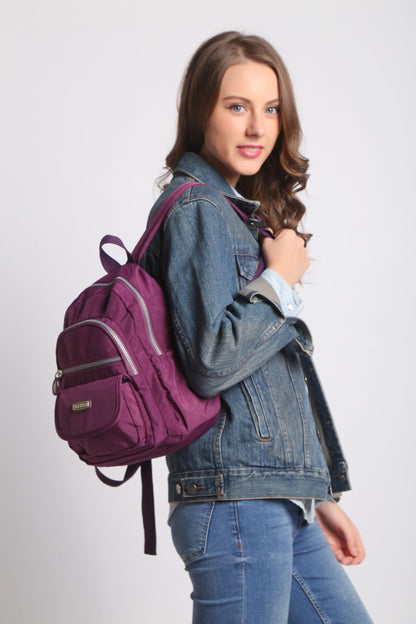 AOTIAN Nylon Lightweight Sturdy Little Casual Backpack 7 L Purple