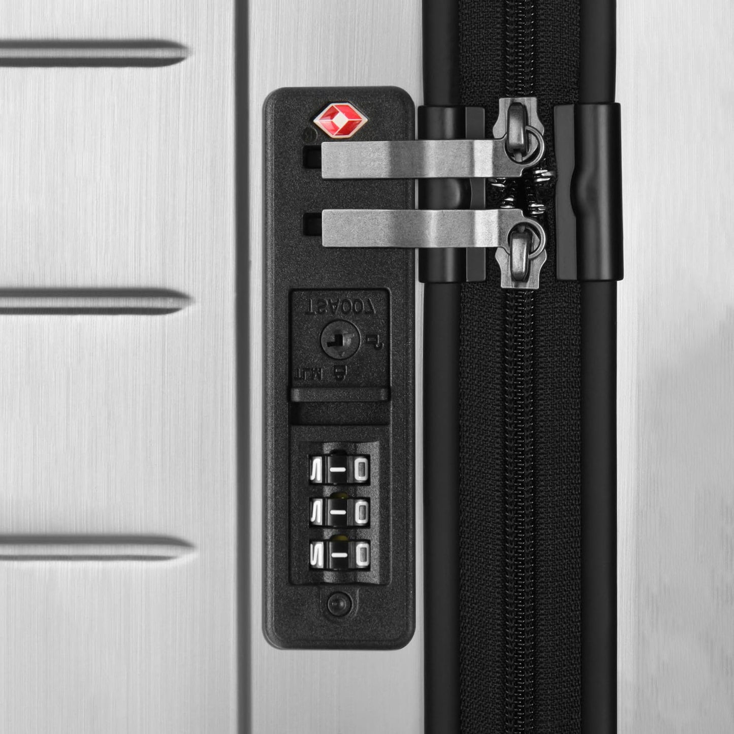 Ech.Apr 2-Pack TSA Locks for Luggage, Luggage Locks TSA Approved, Small Travel Combination Lock for Luggage Bag Backpack Baggage Suitcase, Black EA354N