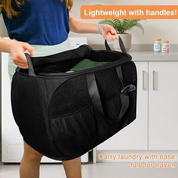 4 Pack Collapsible Laundry Baskets