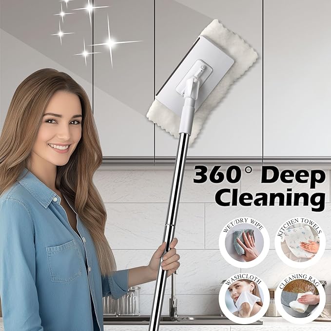 Mini Sweeper Mop, Masthome Reusable Clamp Mop