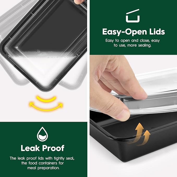 Glotoch Meal Prep Containers