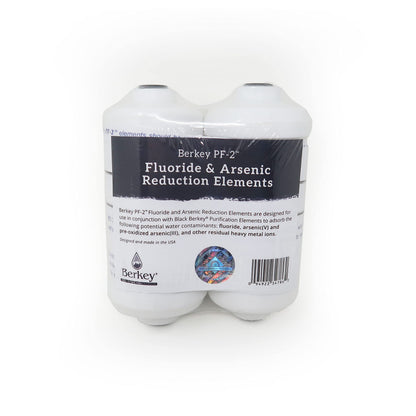 Royal Berkey Gravity-Fed Water Filter System 3.25 Gallon with 2 Black Berkey Elements, 2 PF-2 Fluoride and Arsenic Reduction Elements
