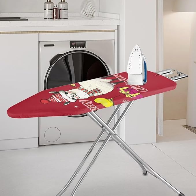 Alpaca Christmas Ironing Board Cover and Pad Ventilate Resist Scorching Cover