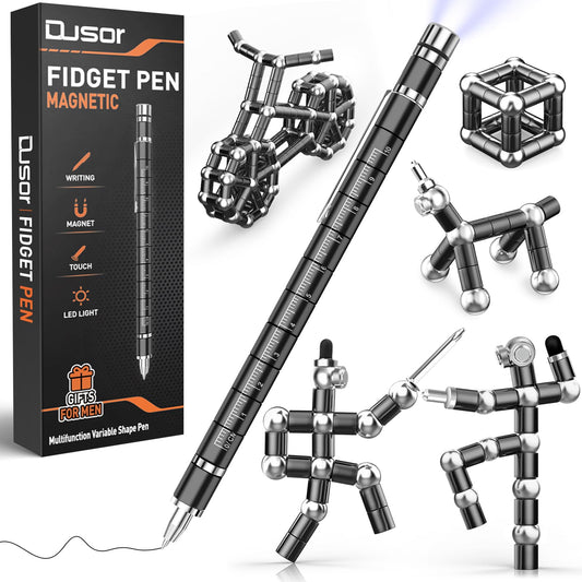 Dusor Gifts for Men, Magnetic Fidget Pen, Birthday Gifts for Men Women, Stocking Fillers for Men Kids, Mens Gifts for Christmas, Secret Santa Gifts, Dad Gifts for Him, Gifts for Teenage Girls Boys