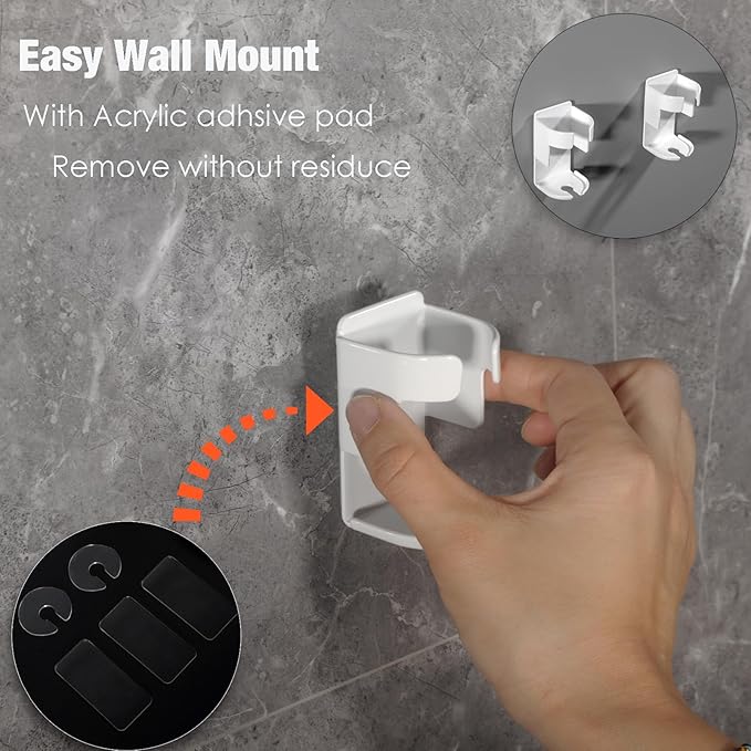 2 Pack Metal Electric Toothbrush Holder