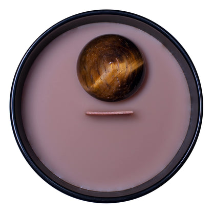 Naturally Wicked Hypnotwist Remember Candle | Hypnotic Crystal Spell Candle | Inc Crystal Spinning Top
