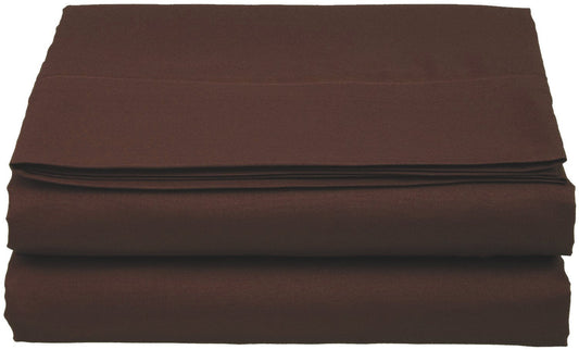 Luxury Fitted Sheet on Amazon Elegant Comfort Wrinkle-Free 1500 Premier Hotel Quality 1-Piece Fitted Sheet, King Size, Chocolate Brown