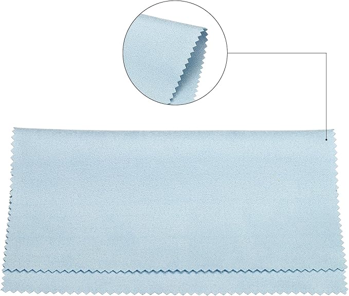 PATIKIL Eyeglass Microfiber Cleaning Cloth 7"x6", 24 Pack Glasses Cleaning