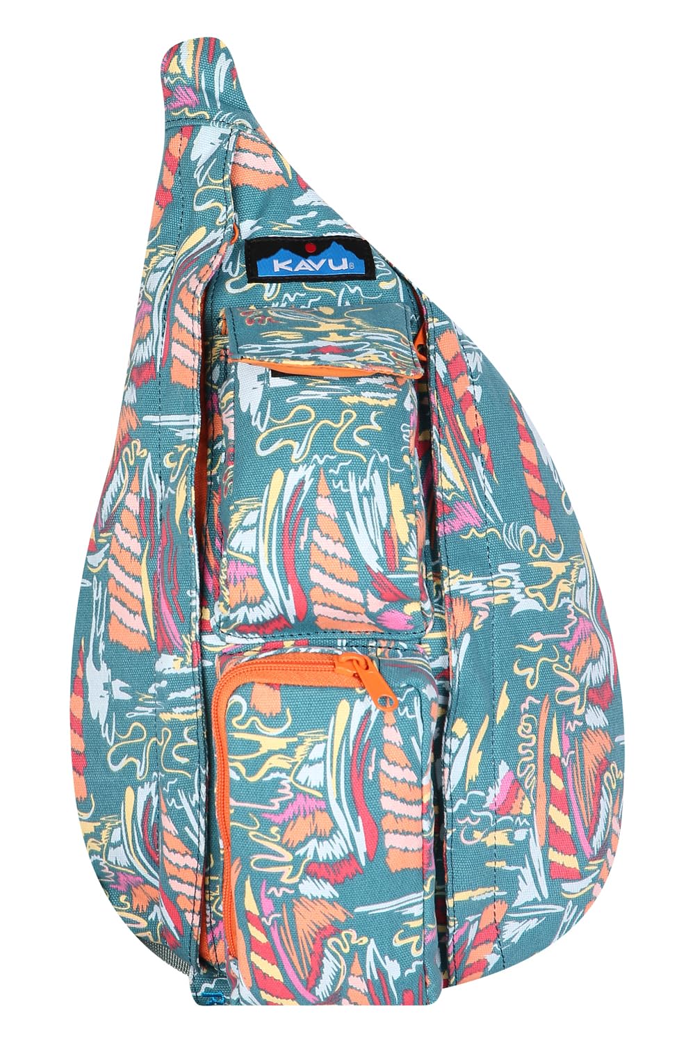 KAVU Mini Rope Bag Cotton Crossbody Sling - Sail Dreams