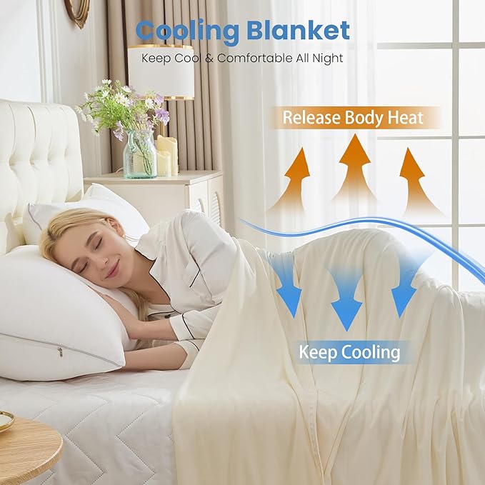 OIGAE Cooling Blanket for Hot Sleepers